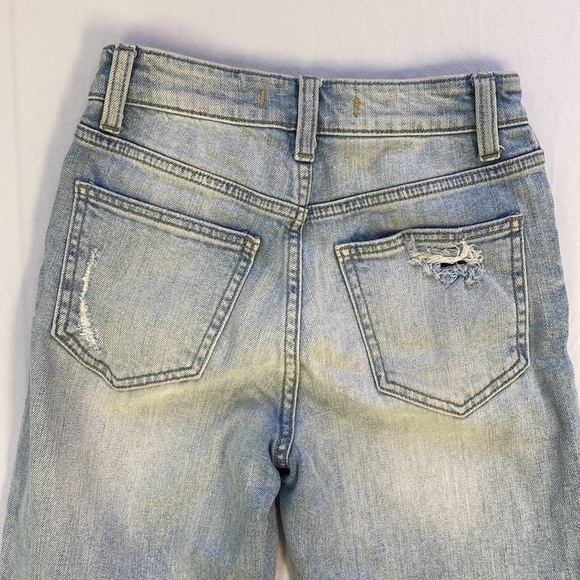 Willow & Root Buckle High Rise Mom Fit Distressed Jeans Women’s Size 24 - Picture 12 of 15
